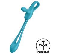 Satisfyer Plug & Play - vibromasseur anal rechargeable et cockring bleu