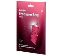 Satisfyer - pochette de rangement discrète L - grande taille - rose
