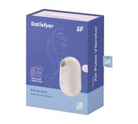 Satisfyer Stimulateur et Vibrateur Pro To Go 2 – ondes de pression, double moteur, Beige 1ut