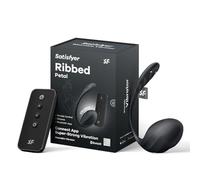 Satisfyer Ribbed Petal | Vibromasseur G-Spot Avec Appli Connect | Vibro Étanche (IPX7) | Sex-Toys Silicone Sécurisé | 12 Programmes Vibrations | Sex Toýs Femme