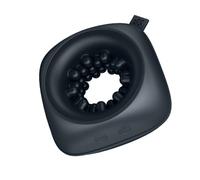 Satisfyer Anneau Stroker - masturbateur vibrant rechargeable (noir)