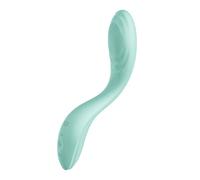 Satisfyer Vibromasseur Rrrolling Pleasure Point G 22 cm 2-en-1 Imperméable Menthe
