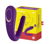 Satisfyer Double Classic Vibrateur de couple Ambidextre