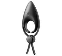 Satisfyer Sniper - anneau pénien vibrant rechargeable - silicone noir