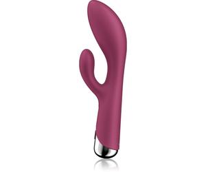 Satisfyer Spinning Rabbit 1 Rotating Shaft vibromasseur avec stimulateur de clitoris rotatif Red 20 cm