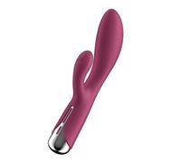 Satisfyer Spinning Rabbit 1 Vibrateur Rabbit | Rotation pour point G et Clitoris | Sex Toýs Femme | Stimulation avec Fonction Rotative | 12 Programmes de Vibration et 5 Programmes de Rotation