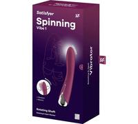 Satisfyer Spinning Vibe 1 Rotating G-Spot Vibrator Rouge 1 Unité