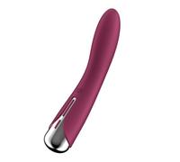 Satisfyer Spinning Vibe 1 Vibro-Masseur Point G | Sex Toys 12 Modes de Vibration et 5 Modes de Rotation | Sex Toýs Femme | Gode Vibro Masseur à Tête rotative | Étanche (IPX7) | Baie