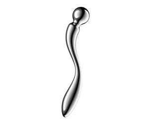 Satisfyer Star Force 2 Gode | Gode en acier avec boule | Sextoy chauffant | Joujou adulte en acier inoxydable pour femmes et hommes | Gode point G | Sextoy en métal | Sextoys femme | Érotique