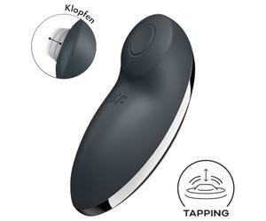 Satisfyer - Stimulateur clitoridien 2en1 vibrant - gris