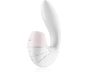 Satisfyer SUPERNOVA DOUBLE AIR PULSE vibromasseur avec stimulateur de clitoris White 14,5 cm