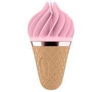 Satisfyer Sweet Treat - vibromasseur clitoridien rotatif (rose-brun)