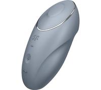 Satisfyer - Vibromasseur clitoridien 2en1 Tap & Climax 1 - silicone gris