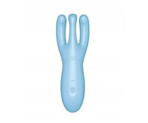 Satisfyer Threesome 4 Vibreur Bleu 1 Unité