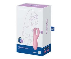 Satisfyer Threesome 4 Vibreur Rose 1 Unité