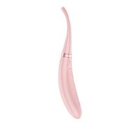 Satisfyer Tip Tease | vibromasseur rabbit pour point G et clitoris | Silicone | 8 programmes | résistant à l’eau IPX7 | rechargeable par USB | Sextoys femme