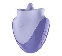 SATISFYER - TONGUE DANCER STIMULATEUR CLITORIAL AVEC VIBRATIONS ET PULSATIONS LILAS