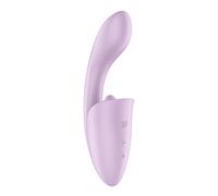 Satisfyer Tongue Expert | Vibromasseur Lingual et Rabbit pour le Clitoris le Point G | 9 Programmes de Vibration et 9 Modes de léchage | Étanche (IPX7) | Vibromasseur en Silicone | Fonction Recharge