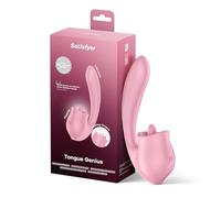 Satisfyer Tongue Genius Vibromasseur de langue et lapin pour clitoris