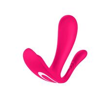 Satisfyer Vibromasseur Top Secret+ connecté Bluetooth, Stimulation du point G et anale, Rose 10,9 cm