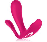 Satisfyer Vibromasseur Top Secret+ connecté Bluetooth, Stimulation du point G et anale, Rose 10,9 cm