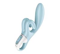 SATISFYER VIBRATOR - Vibration de Lapin Touch Me Bleu