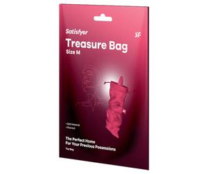Satisfyer Treasure Bag M - sac de rangement discret pour sextoys (rose)