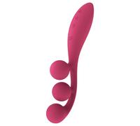 Satisfyer Tri Ball 1 - vibromasseur rechargeable multifonctions - rouge