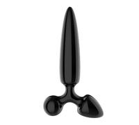 Gode en verre Satisfyer Triple Crystal 1 | Sextoy 3 en 1 en verre avec boule, plug et manche | Pour un usage anal et vaginal | Gode chauffant | Verre borosilicate | Facile à utiliser