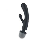 Satisfyer Baguette de massage et vibromasseur TRIPLE Lover – 3 moteurs – 23,8 cm – Gris