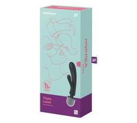Satisfyer Baguette de massage et vibromasseur TRIPLE Lover – 3 moteurs – 23,8 cm – Gris
