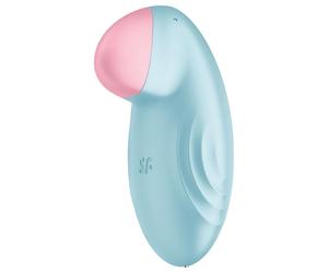 Satisfyer Tropical Tip - stimulateur clitoridien connecté - silicone bleu