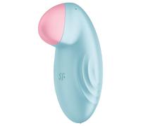 Satisfyer Tropical Tip - Vibromasseur clitoridien contrôlé par application (bleu)