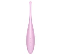 Satisfyer Twirling Joy - vibromasseur clitoridien étanche connecté - rose
