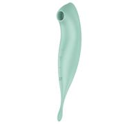 Satisfyer Twirling Pro - stimulateur clitoridien 2-en-1 vibrant - menthe