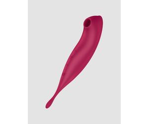 Satisfyer Twirling Pro+ stimulateur clitoridien connecté rouge