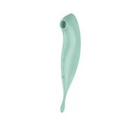 Satisfyer Twirling Pro+ Aspiration et baguette vibrante avec App Connect - Vert