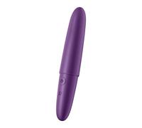 Satisfyer Mini vibromasseur Ultra Bullet 6 – Rechargeable USB, étanche, silicone – Violet