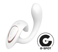 SATISFYER VIBRATOR - G For Goddess 1 Vibrateur Lapin Blanc