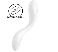 SATISFYER VIBRATOR - Vibrateur Spot G Rrrolling Pleasure Blanc