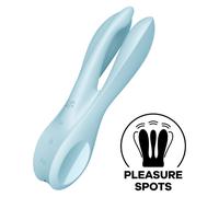 Stimulateur Satisfyer Threesome 1 - Couleur : Bleu