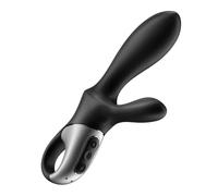 Satisfyer Vibromasseur Rabbit Heat Climax+ connecté 20,5 cm chauffant stimulateur périnée