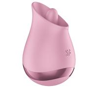 Satisfyer - vibromasseur clitoridien langue - silicone rose
