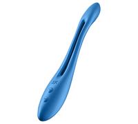 Satisfyer - vibromasseur couple flexible rechargeable - silicone bleu