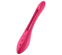 Satisfyer - vibromasseur couple flexible rechargeable - silicone rouge