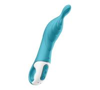 Satisfyer Vibromasseur A-Mazing 2 – point A rechargeable, étanche, 22 cm – Turquoise