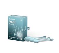 Satisfyer Yoni Power 2 - set de boules de geisha bleu (3 pcs)
