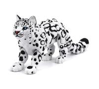 Satiskid Figurine articulée 3D léopard articulée - Cadeau décoratif - 21 cm | Figurine d'animal 3D mobile en PLA, impression 3D d'animaux pour des poses individuelles, idéale comme décoration de bureau