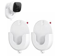 Satiskid Lot de 2 supports muraux sans perçage pour caméra extérieure Blink Outdoor 4, Mini, Mini 2, Ring Indoor Cam 2ème génération Blanc