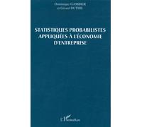 Satistiques Probabilistes Appliquées À L'économie D'entreprise